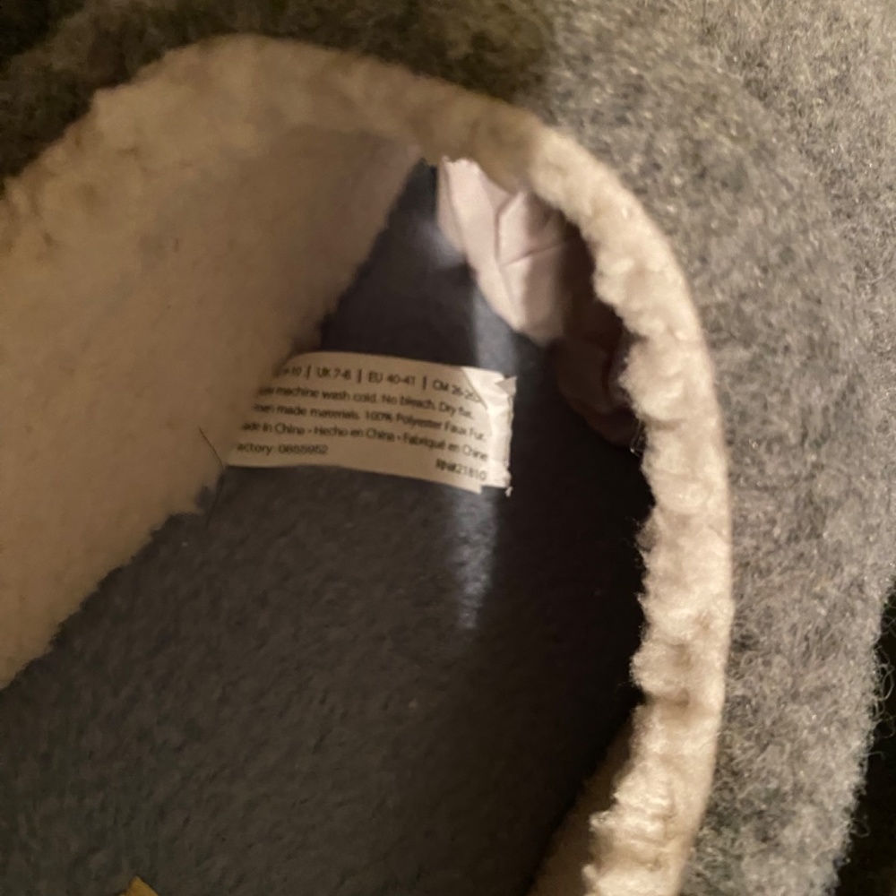 Dearfoams Cozy Comfort Womens Fleece Slip On Slippers - Picture 12 of 16